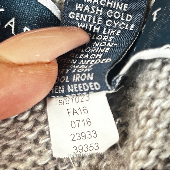 Karen Scott Fringe-Hem Sweater Poncho L/Xl - Picture 8 of 8